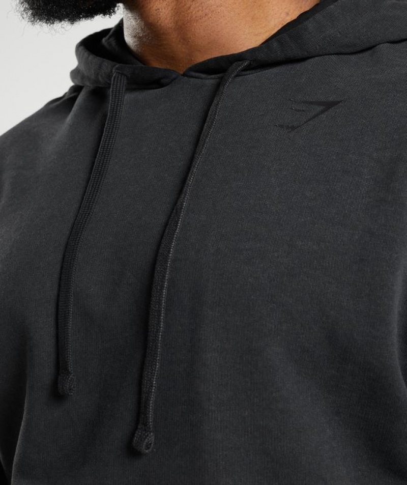 Hoodies Gymshark Power Washed Hoodie Negras | BIKZT7305