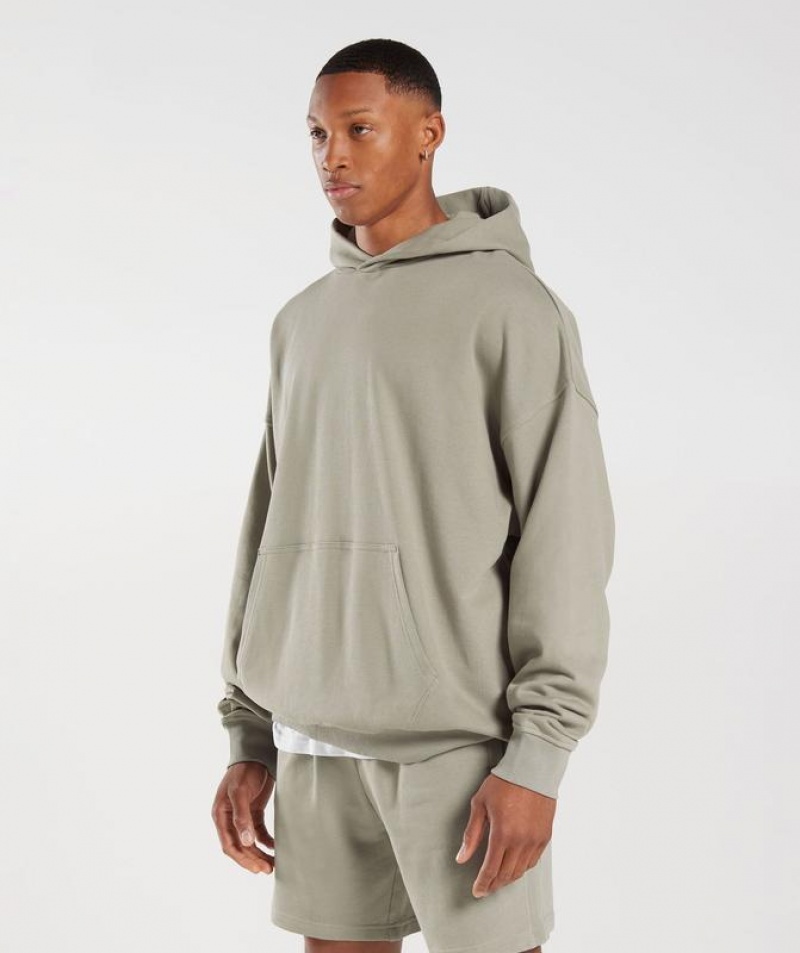 Hoodies Gymshark Rest Day Essentials Hoodie Marrones | WGNOC6947