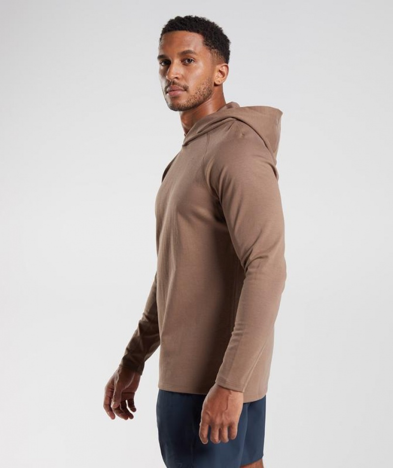 Hoodies Gymshark Studio Hoodie Marrones | RISFK6893