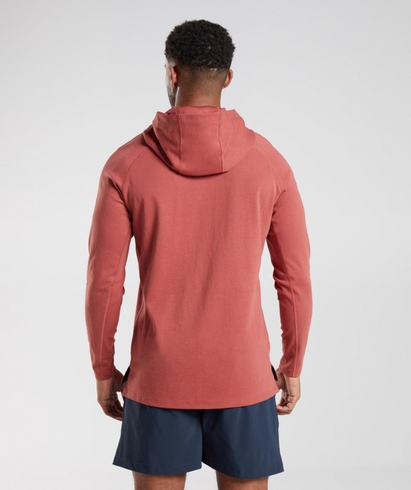 Hoodies Gymshark Studio Hoodie Rosas Marrones | FXYDJ9780