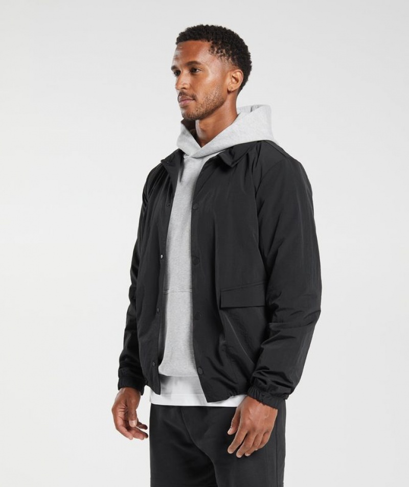 Jackets / Outerwear Gymshark Rest Day Commute Jacket Negras | HWKXS8127