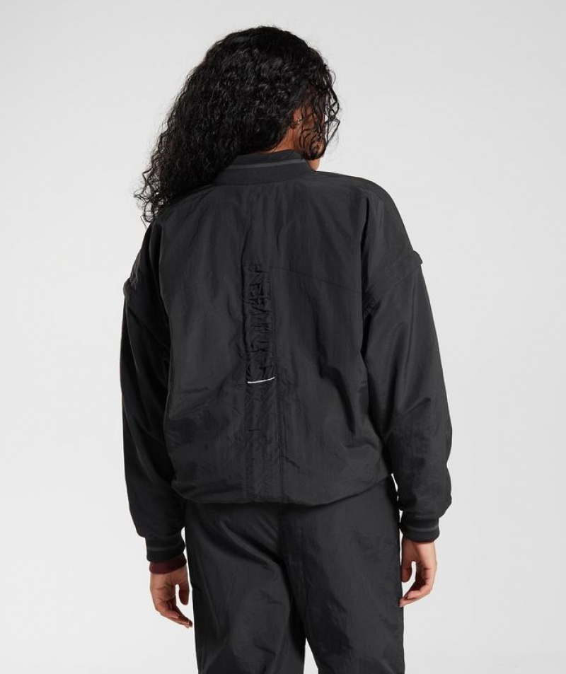 Jackets / Outerwear Gymshark Retake Woven Jacket Negras | NPRKT8201