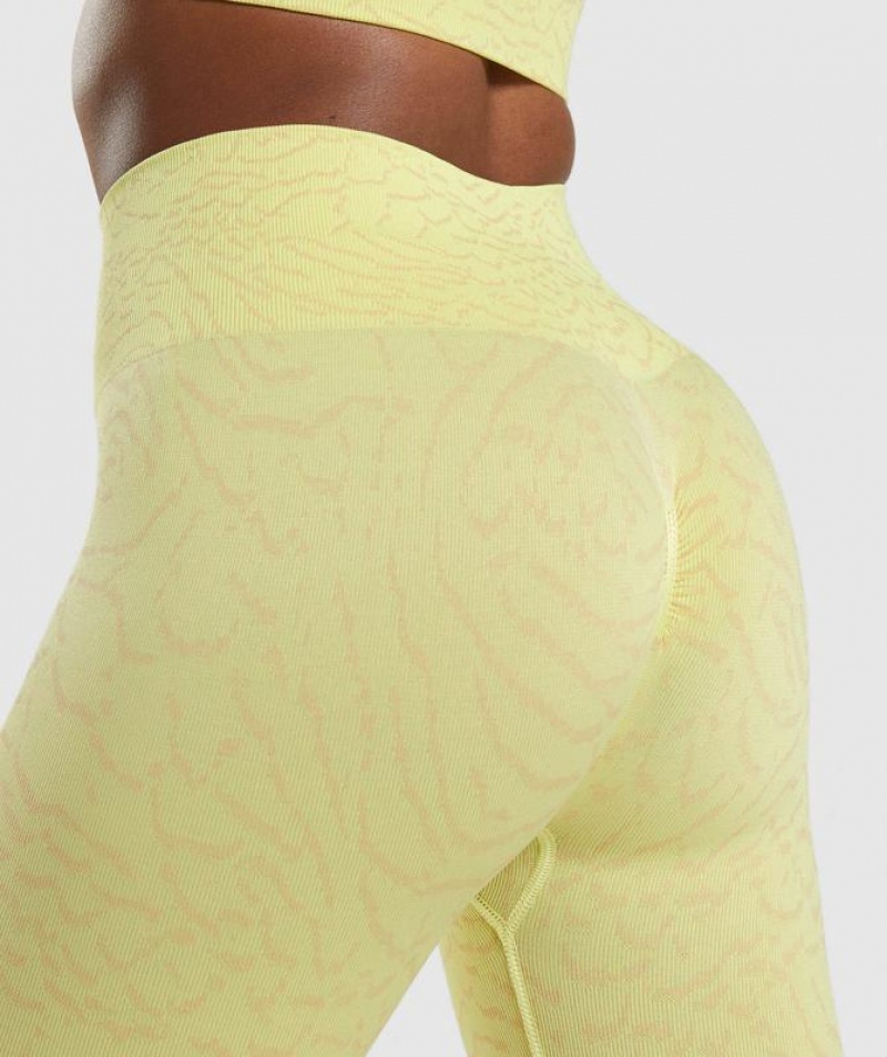 Leggins Gymshark Adapt Animal Seamless Leggings Amarillo | MEFJO2865