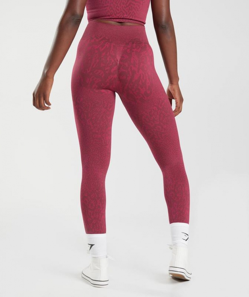 Leggins Gymshark Adapt Animal Seamless Leggings Marrones | WZJGI6147