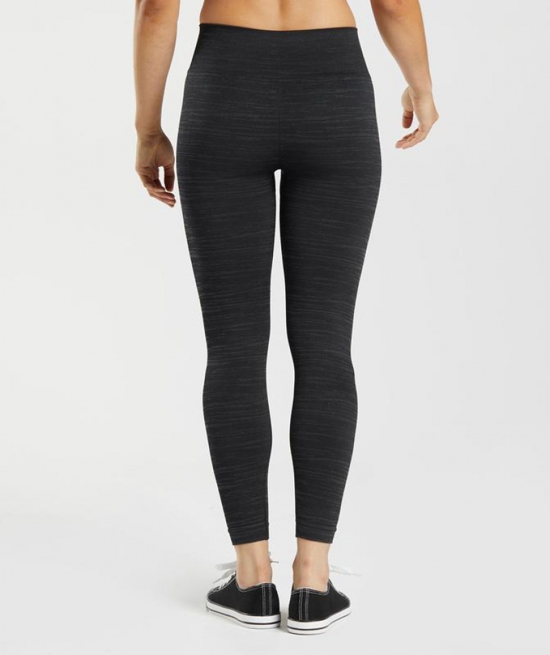 Leggins Gymshark Adapt Marl Seamless Leggings Gris | XIPOR3862