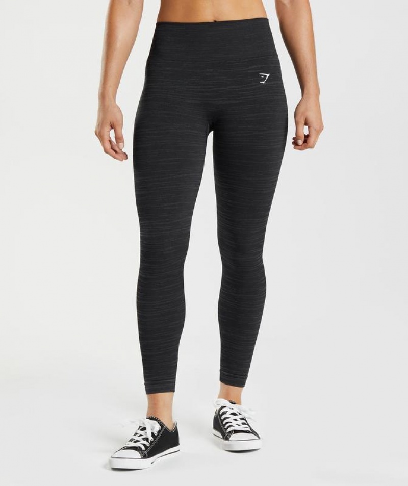 Leggins Gymshark Adapt Marl Seamless Leggings Gris | XIPOR3862