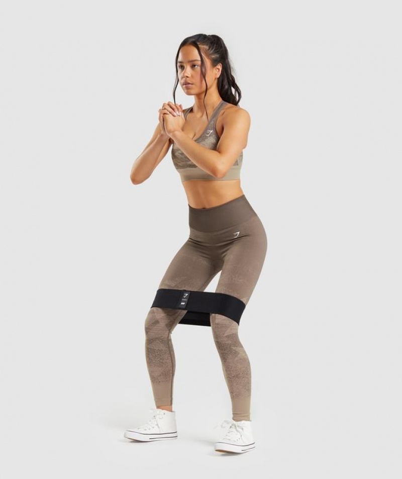 Leggins Gymshark Adapt Ombre Seamless Leggings Marrones | GDNHY7049