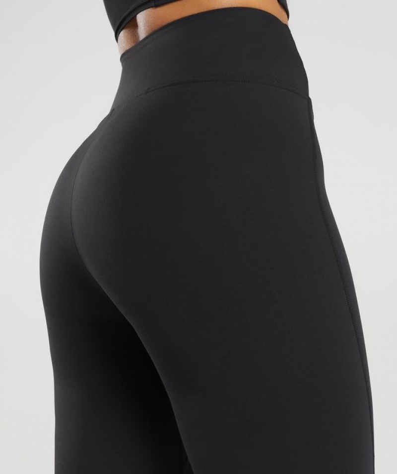 Leggins Gymshark Crossover Flared Leggings Negras | AWYDZ9281