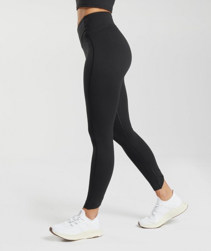 Leggins Gymshark Crossover Leggings Negras | ZQEJB4920