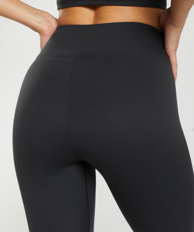 Leggins Gymshark Crossover Leggings Negras | ZQEJB4920