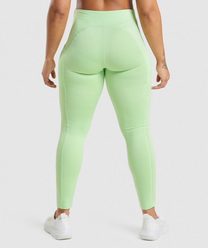 Leggins Gymshark Deporte Leggings Verde | HJWMV5681