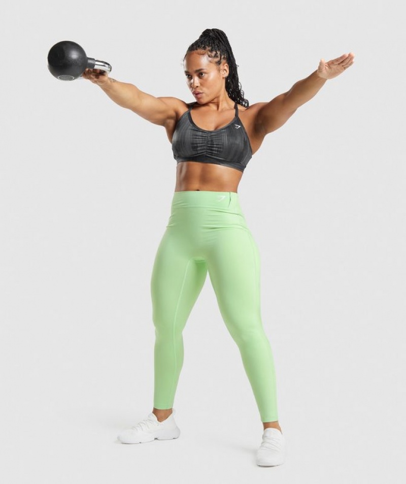 Leggins Gymshark Deporte Leggings Verde | HJWMV5681