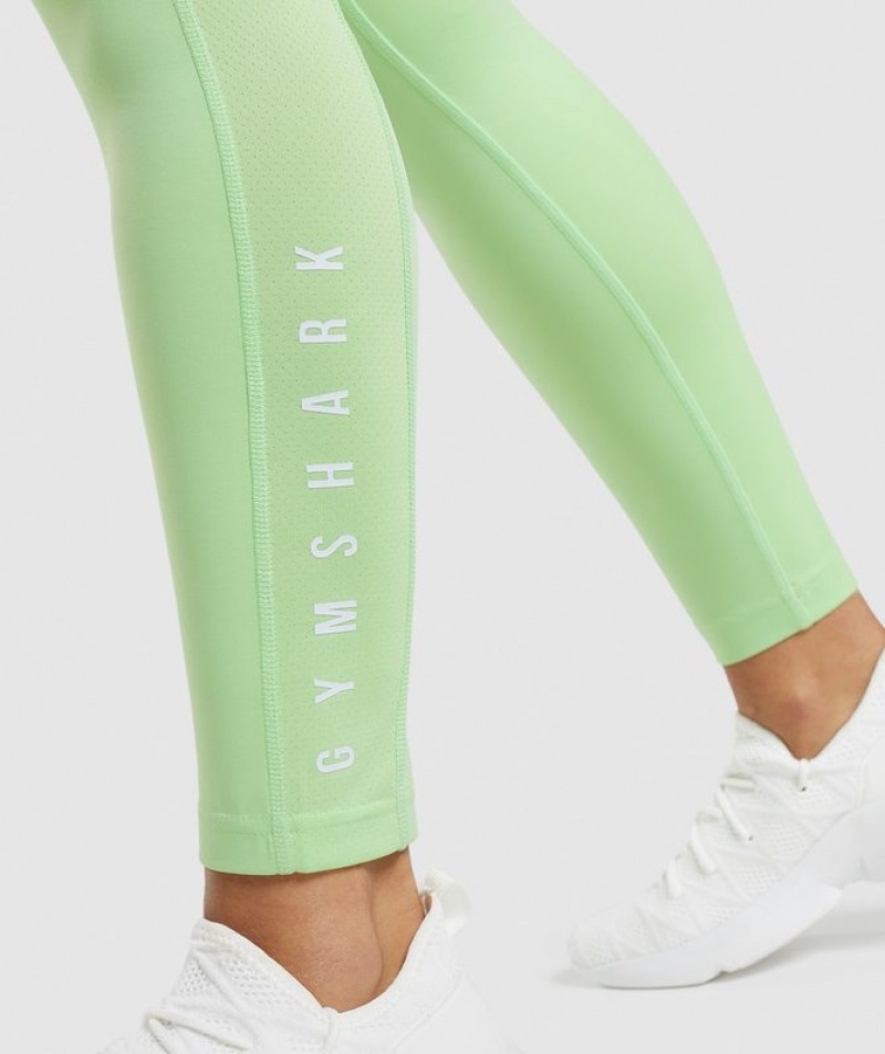 Leggins Gymshark Deporte Leggings Verde | HJWMV5681