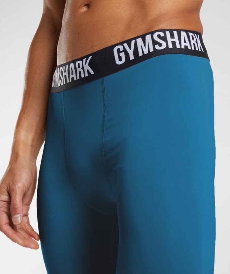 Leggins Gymshark Element Baselayer Legging Azules | ERCLJ5348