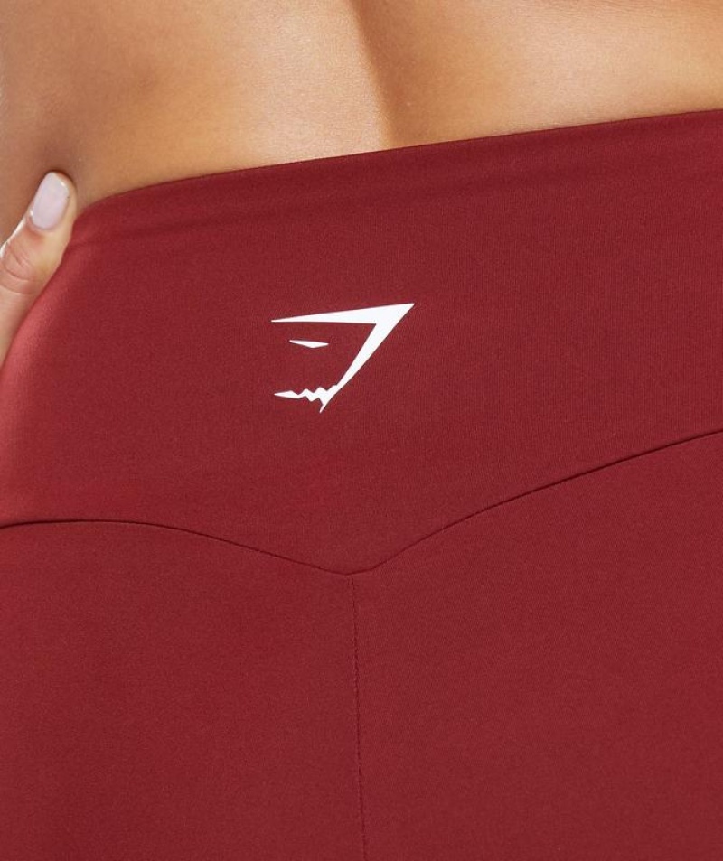 Leggins Gymshark Entrenamiento Leggings Rojas | RKMNZ1420