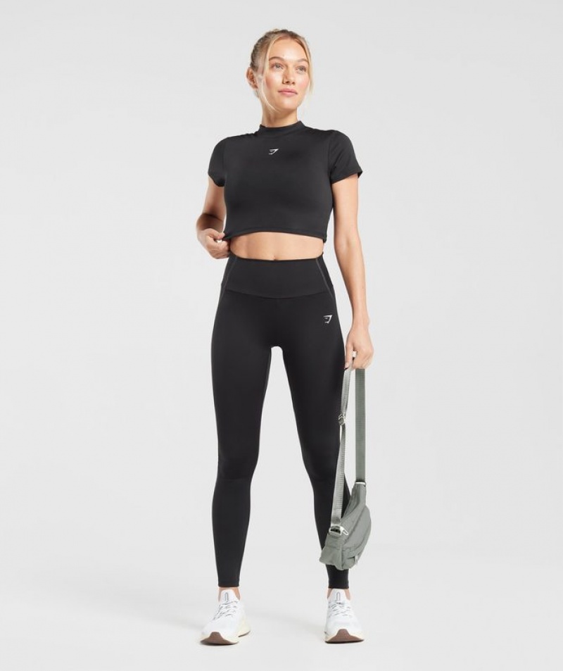 Leggins Gymshark Everyday Contour Leggings Negras | OTBWQ2378