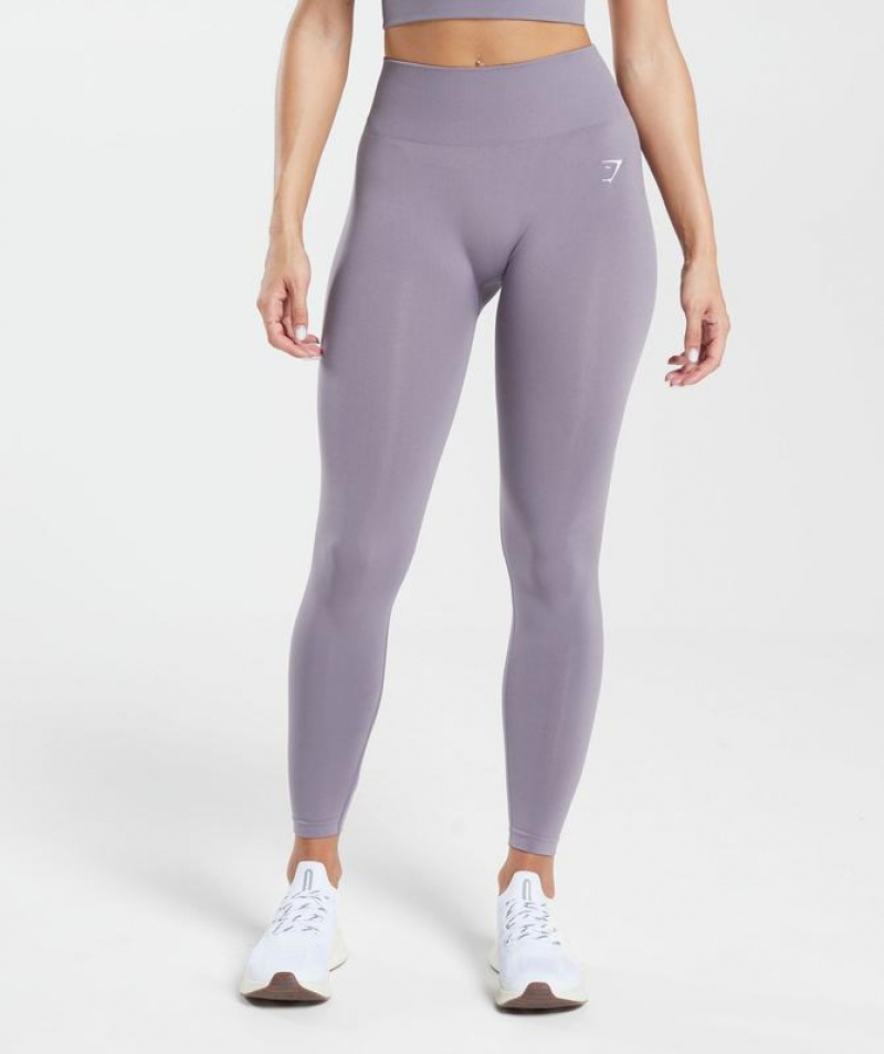 Leggins Gymshark Everyday Seamless Leggings Moradas | QMJYL4635