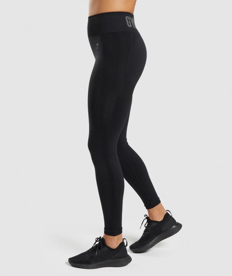 Leggins Gymshark Flex High Waisted Leggings Negras | ZEBYL5268