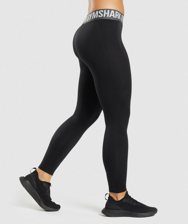 Leggins Gymshark Flex Low Rise Leggings Negras | TZBUD8392