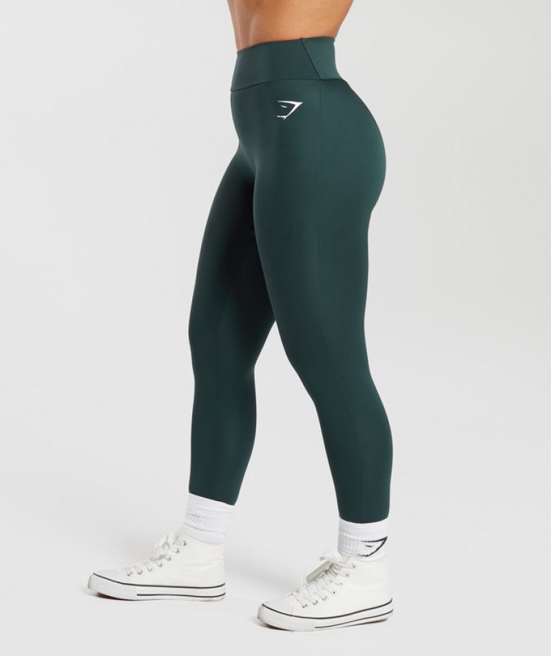 Leggins Gymshark GS Power Leggings Darkest Teal | PZDNA7956