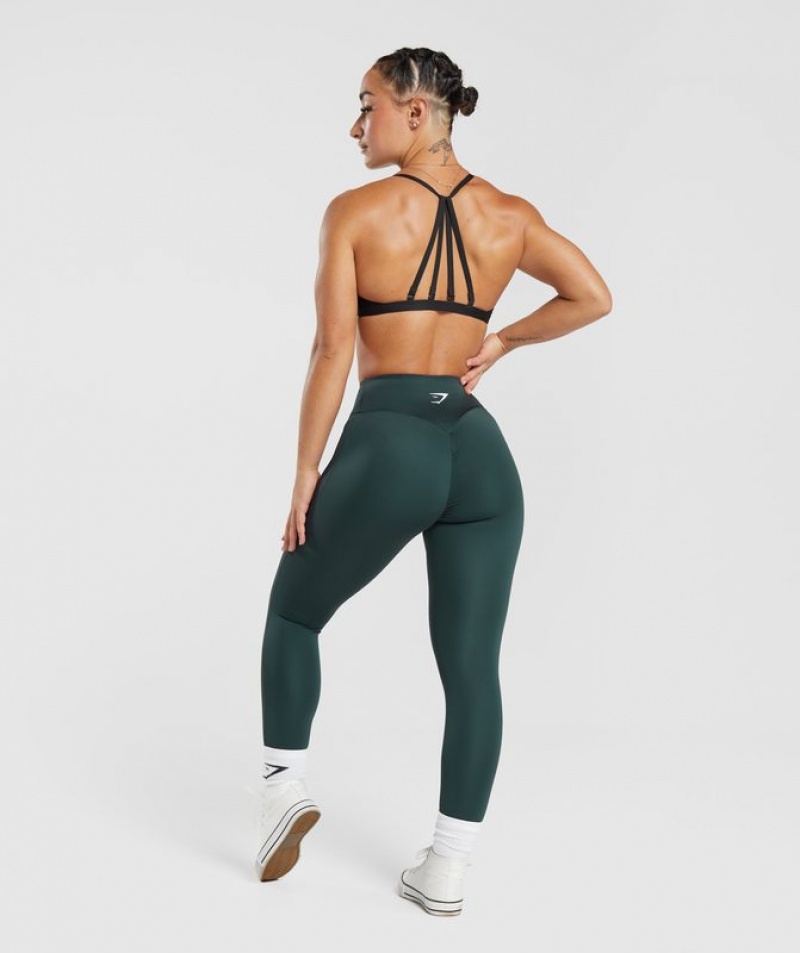 Leggins Gymshark GS Power Leggings Darkest Teal | PZDNA7956