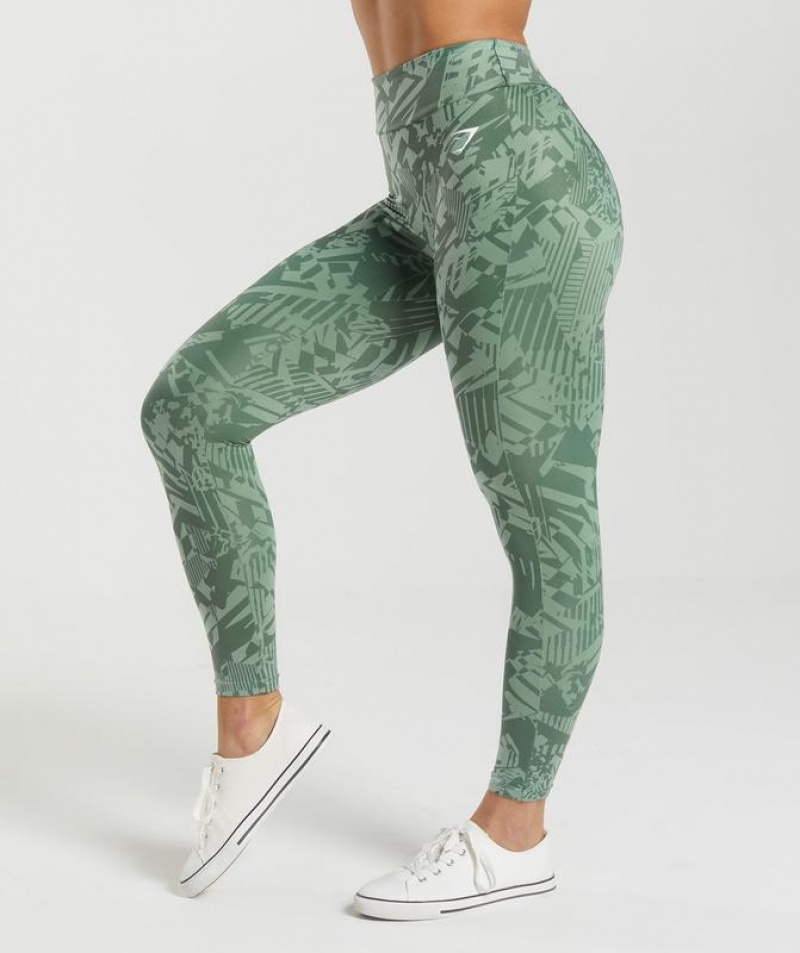 Leggins Gymshark GS Power Original Leggings Verde | VPXDG1563