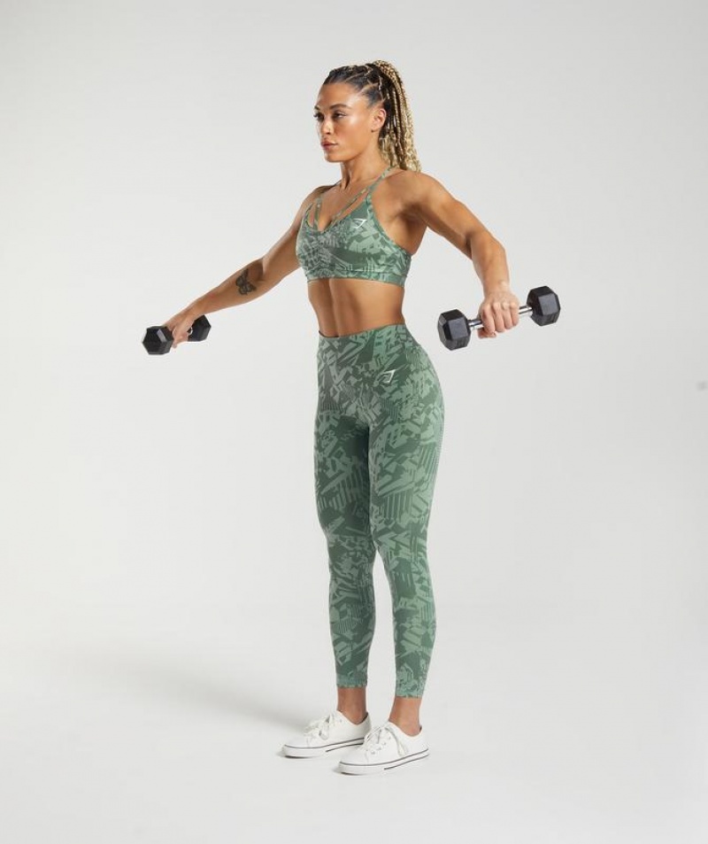 Leggins Gymshark GS Power Original Leggings Verde | VPXDG1563