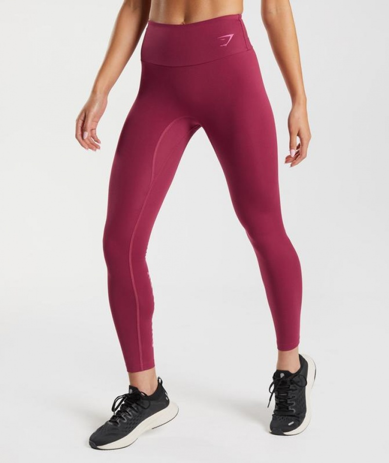 Leggins Gymshark Graphics Fraction Leggings Rosas | ALXTY8673