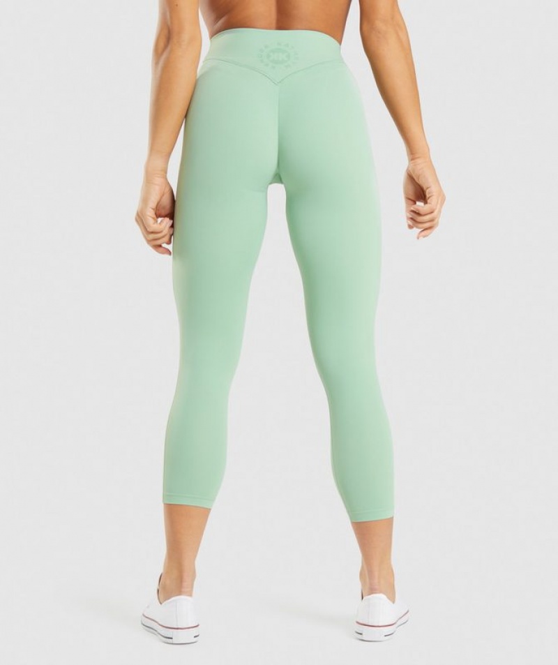 Leggins Gymshark KK Fit 7/8 Leggings Verde | OFNBQ5986