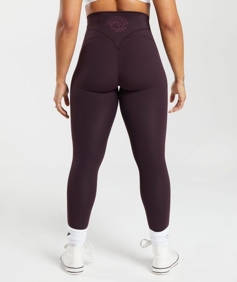 Leggins Gymshark Legacy Leggings Marrones | QOUDY9284