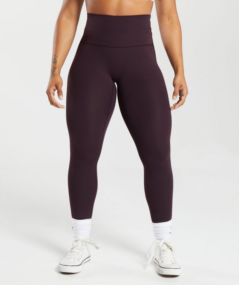 Leggins Gymshark Legacy Leggings Marrones | QOUDY9284