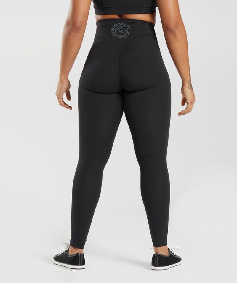 Leggins Gymshark Legacy Leggings Negras | RFDSW3804