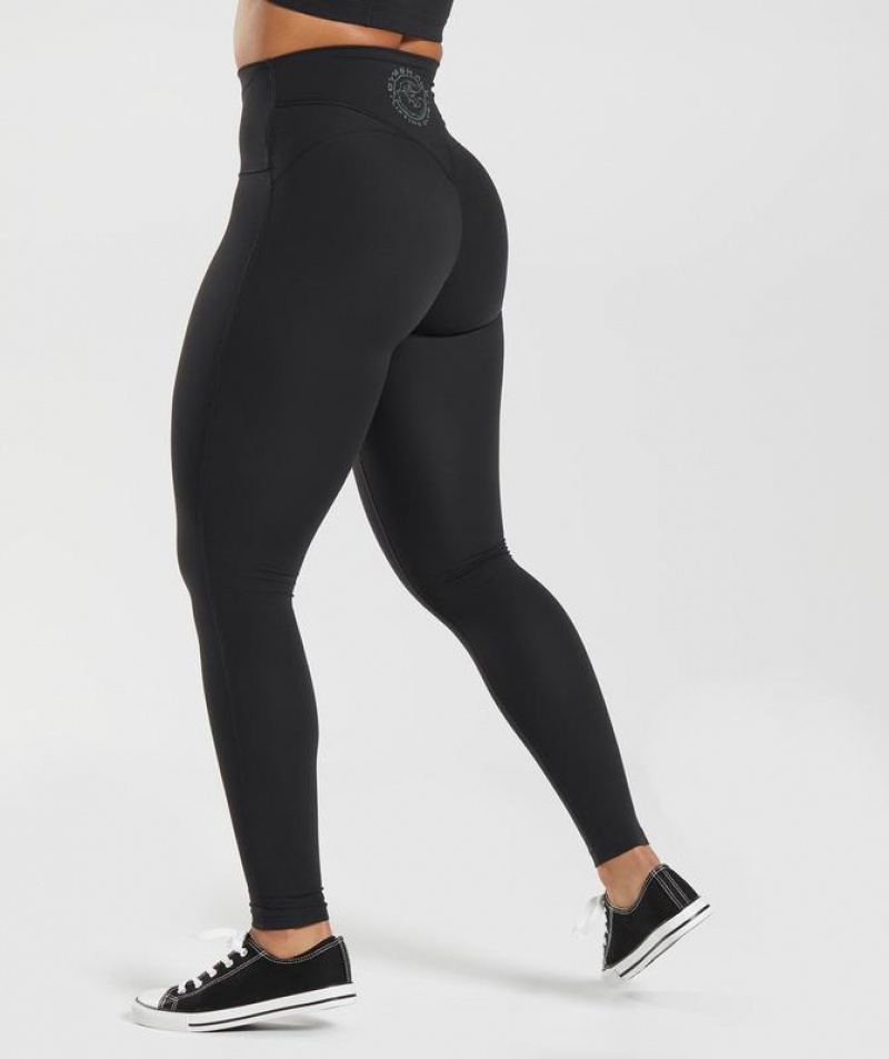 Leggins Gymshark Legacy Leggings Negras | RFDSW3804