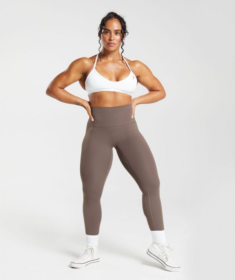 Leggins Gymshark Legacy Leggings Walnut Mauve | ZAHEX8964