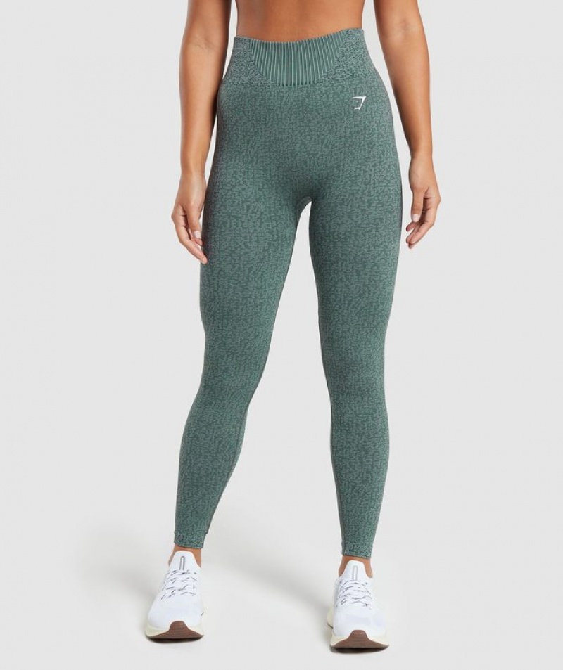 Leggins Gymshark Marl Seamless Leggings Gris Gris | CEWLT0319