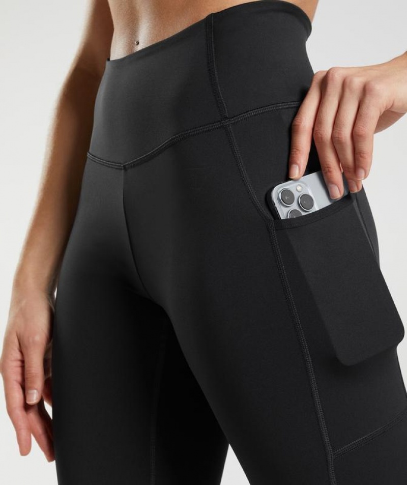 Leggins Gymshark Pocket Leggings Negras | MIBUQ3916