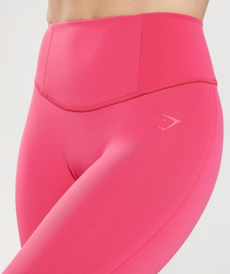 Leggins Gymshark Studio 7/8 Leggings Rosas | JGZMS1642