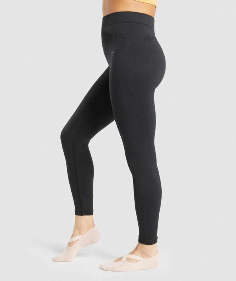 Leggins Gymshark Studio Leggings Negras | DHFZQ7932