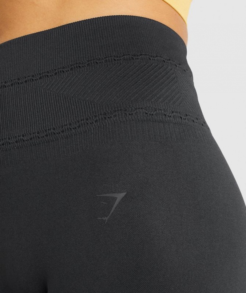 Leggins Gymshark Studio Leggings Negras | DHFZQ7932