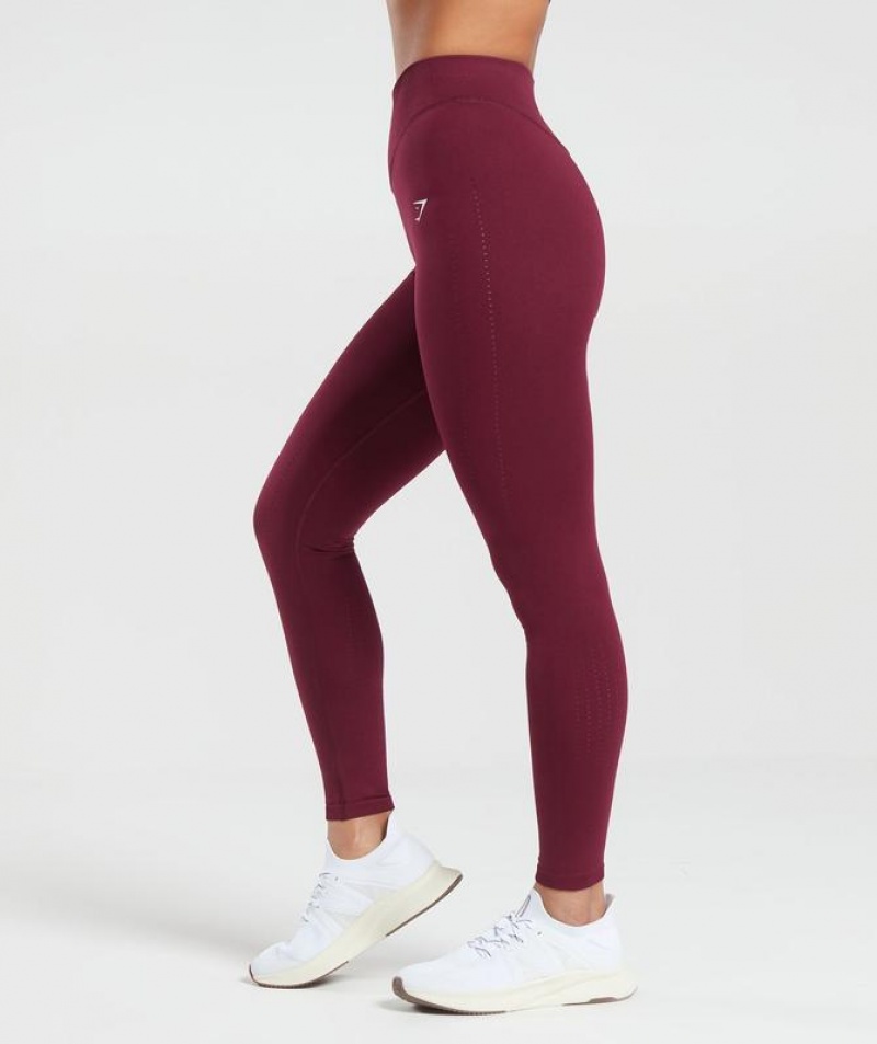 Leggins Gymshark Sweat Seamless Leggings Rosas | XJYTW2195