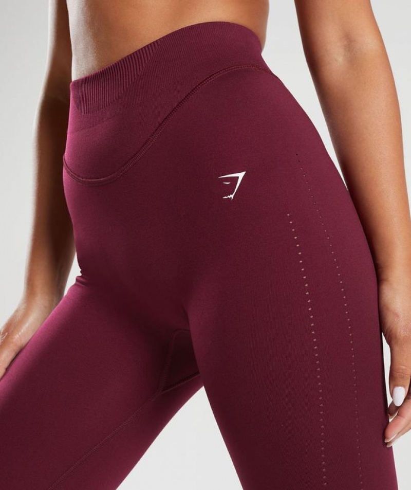 Leggins Gymshark Sweat Seamless Leggings Rosas | XJYTW2195