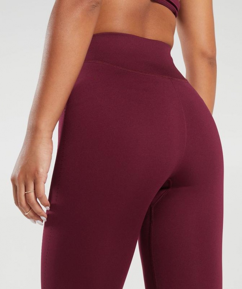 Leggins Gymshark Sweat Seamless Leggings Rosas | XJYTW2195