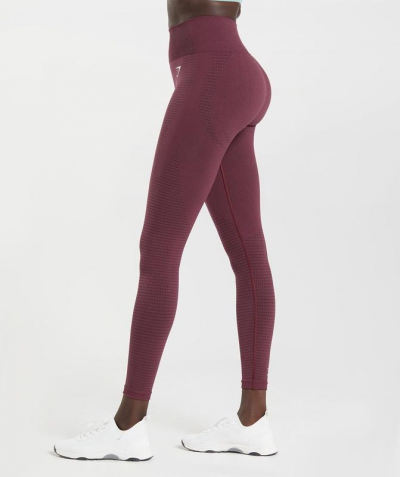 Leggins Gymshark Vital Seamless 2.0 Leggings Burdeos | DKIQC3842