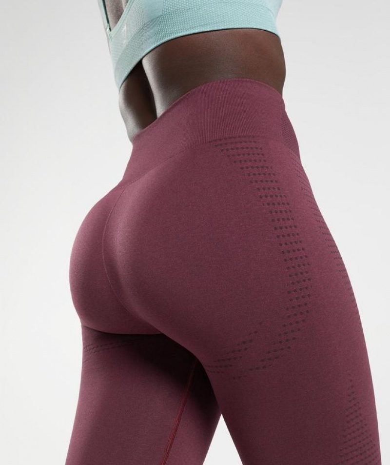 Leggins Gymshark Vital Seamless 2.0 Leggings Burdeos | DKIQC3842