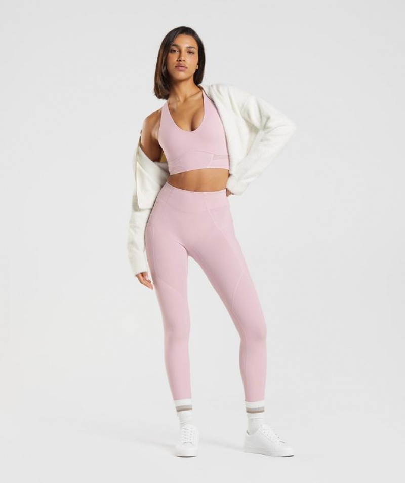 Leggins Gymshark Whitney Everyday Pocket Leggings Rosas | UAGQP6048