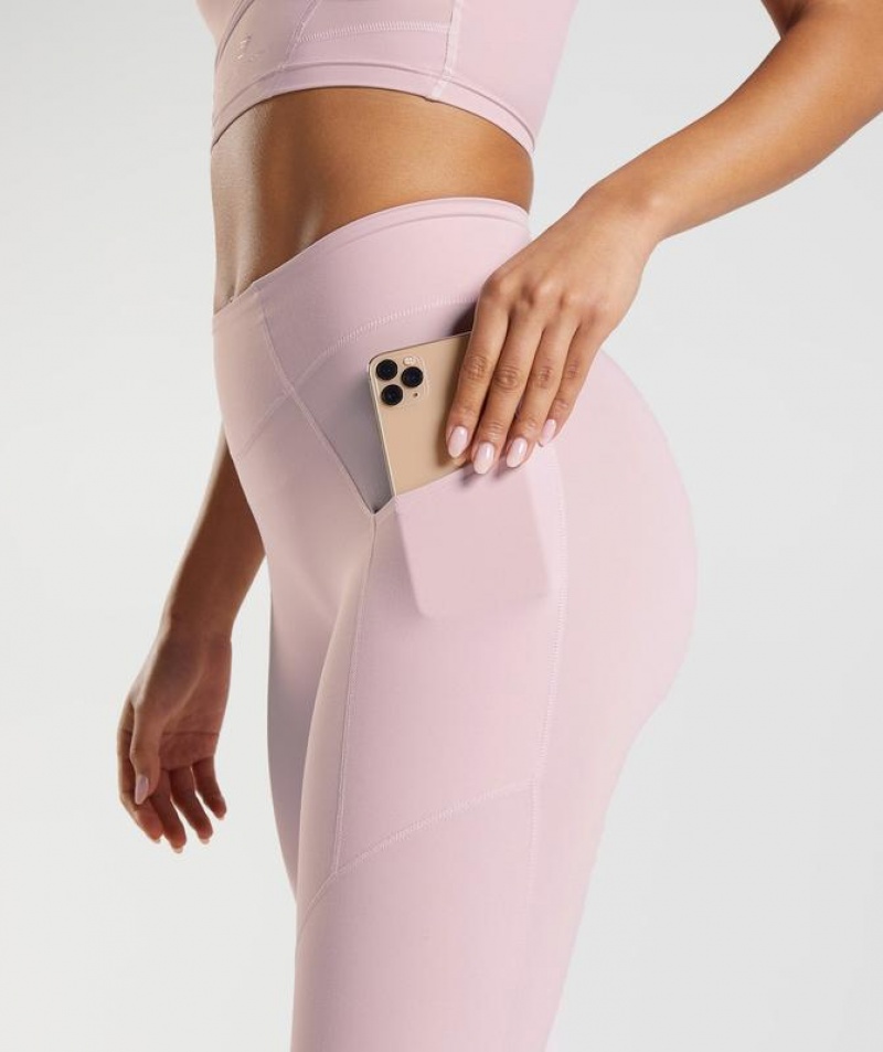 Leggins Gymshark Whitney Everyday Pocket Leggings Rosas | UAGQP6048