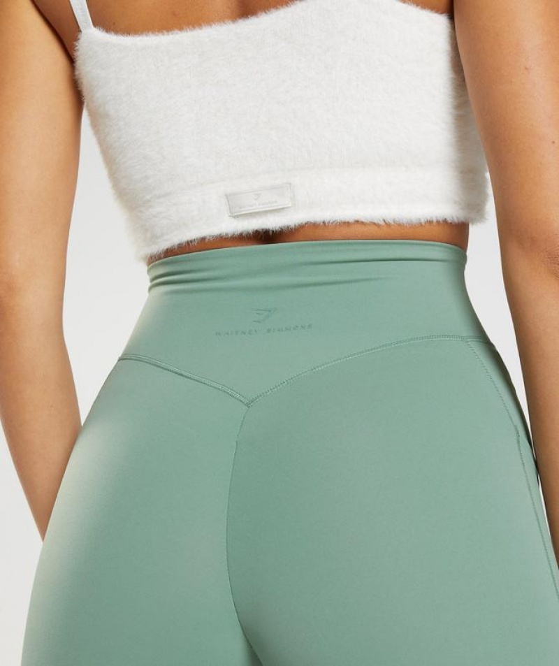 Leggins Gymshark Whitney Everyday Pocket Leggings Verde | ASLUB3790