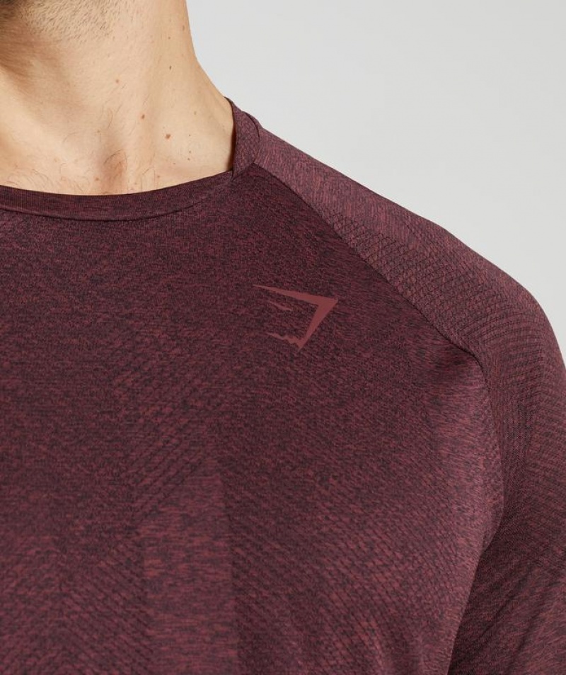 Long Sleeve Top Gymshark Apex Long Sleeve T-Shirt Marrones | GTDIX6098