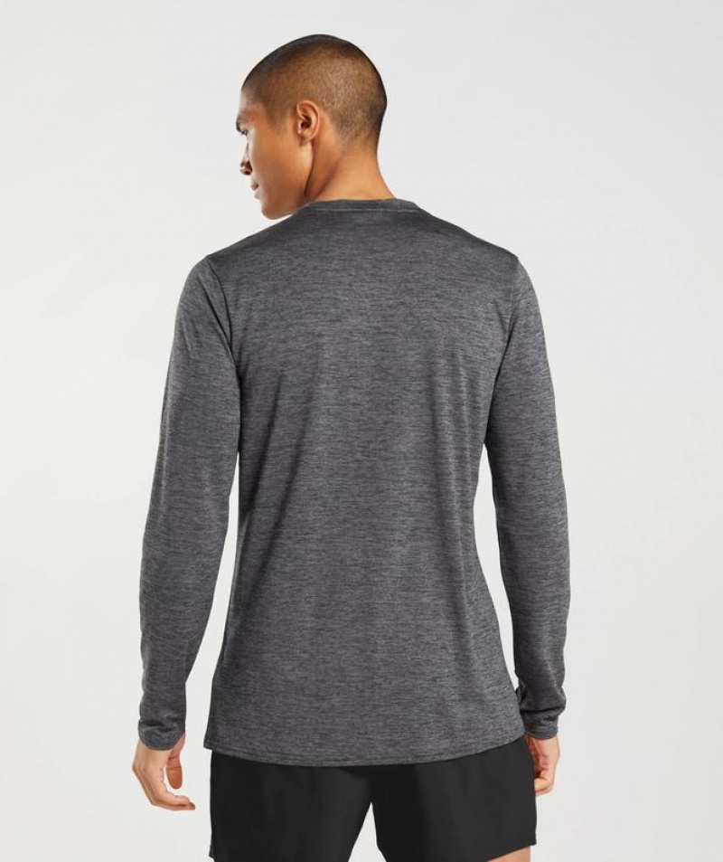 Long Sleeve Top Gymshark Arrival Long Sleeve T-Shirt Gris | RJZKO0683