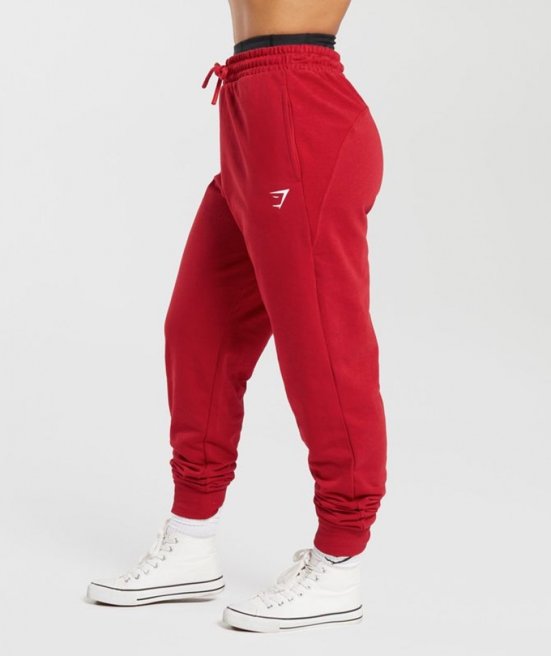 Pantalon Gymshark GS Power Joggers Rojas | LNOQB6802